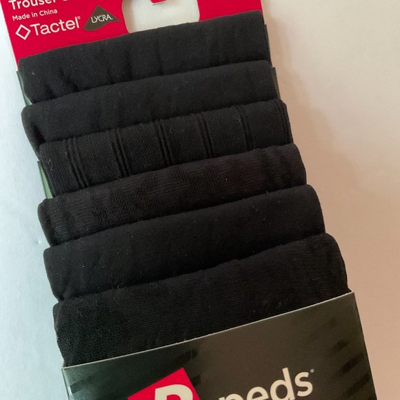 PEDS Women's Black Trouser Socks "6 Pair" Fits Shoe Size 5-10 NWT - Picture 4 of 5